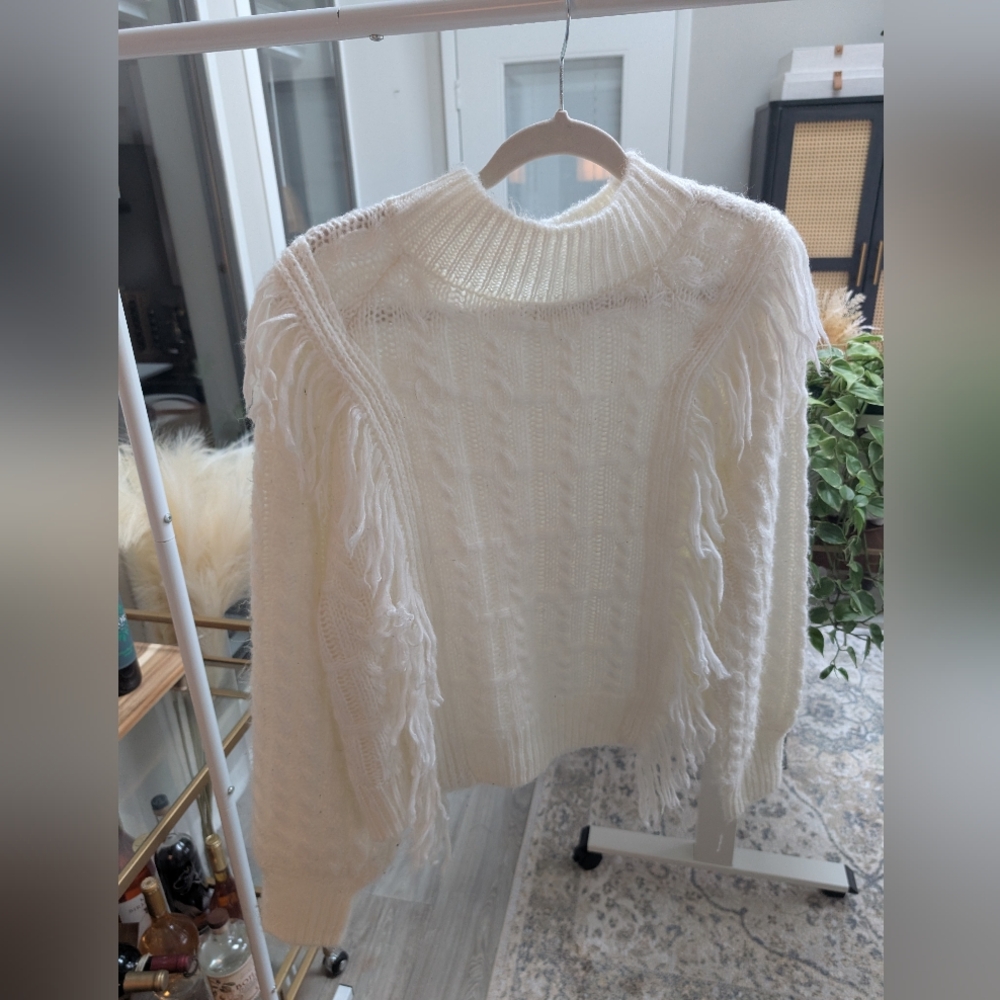 Altar'd State Boho Fringe Sweater